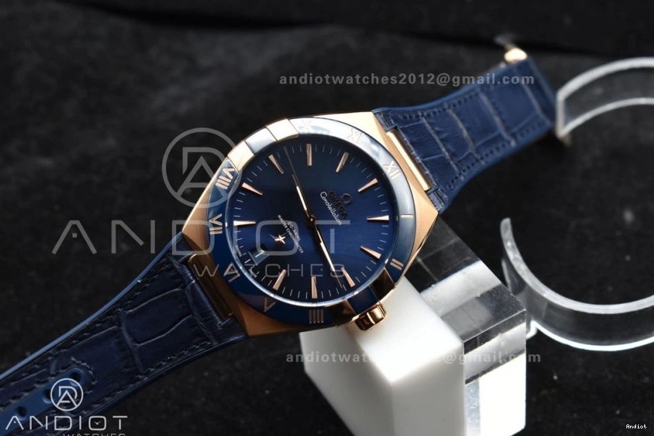 Blue On Clone 1:1 A8900 Super Constellation YG Strap Blue Gummy Dial Ceramic Edition Best VSF Blue 0304